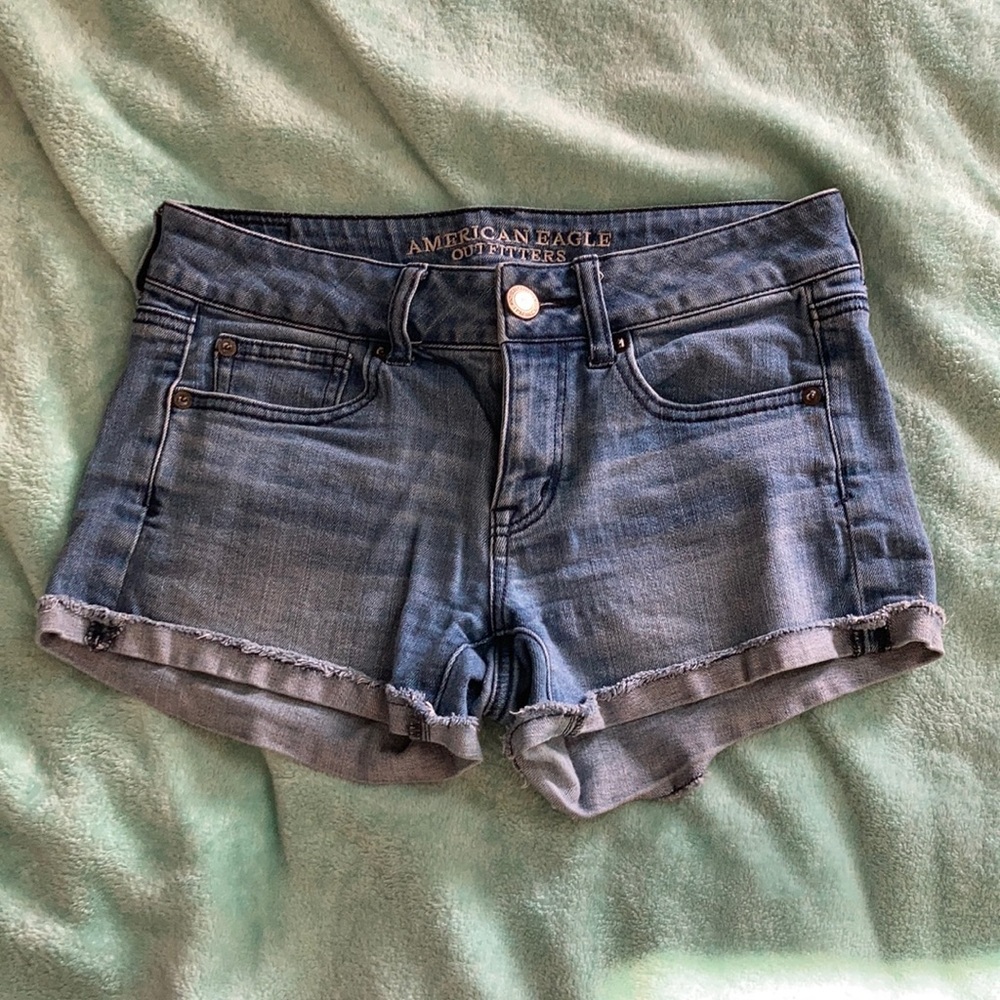 American eagle stretch shorties shorts